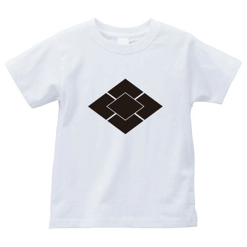 五つ重ね菱（いつつかさねびし）家紋Tシャツ 家紋 Tシャツ 和柄Tシャツ 和柄 Tシャツ メンズ レディース 半袖 Tシャツ 家 Tシャツ おも..