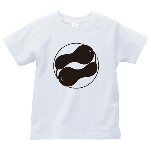二つ瓢の丸（ふたつひさごのまる）家紋Tシャツ 家紋 Tシャツ 和柄Tシャツ 和柄 Tシャツ メンズ レディース 半袖 Tシャツ 家 Tシャツ おもしろTシャツ 家紋入り Tシャツ お土産 和風 ギフト 家紋デザイン 日本 デザイン 085-cvt 085cvt 送料無料