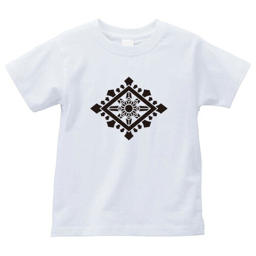 T-Shirts - 輪宝菱（りんぽうびし）家紋Tシャツ 家紋 Tシャツ 和柄Tシャツ 和柄 Tシャツ メンズ レディース 半袖 Tシャツ 家 Tシャツ おもしろTシャツ 家紋入り Tシャツ お土産 和風 ギフト 家紋デザイン 日本 デザイン 085-cvt 085cvt 送料無料