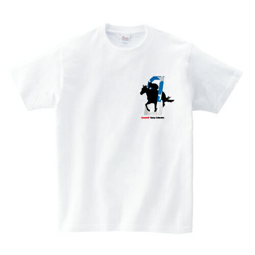 ダービーコレクションシリーズ Tシャツ 勝負服 【55】 胴青・白星散らし・袖白 Mサイズtシャツ 勝負服 競馬 tシャツ メンズ レディース 大人用 半袖 Tシャツ tシャツ おもしろTシャツ キャラクターtシャツ アニメ お土産 ギフト 日本 デザイン 085-cvt