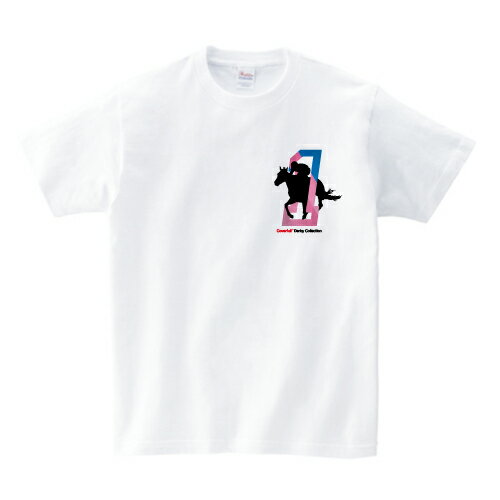 ダービーコレクションシリーズ Tシャツ 勝負服 【33】 青・桃襷・桃袖 XLサイズtシャツ 勝負服 競馬 tシャツ メンズ レディース 大人用 半袖 Tシャツ tシャツ おもしろTシャツ キャラクターtシャツ アニメ お土産 ギフト 日本 デザイン 085-cvt