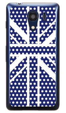 【送料無料】 Cross dot union jack ネイビー （ソフトTPUクリア） design by ROTM / for Android One S2・DIGNO G 602KC/Y!mobile・SoftBank 【SECOND SKIN】android one s2 ケース android one s2 カバー アンドロイドワンs2 ケース アンドロイドワンs2 カバー