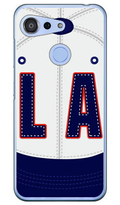 Cf LTD LA ホワイト×ネイビー （クリア） Android One S6 Y!mobile Coverfull ハードケース android one s6 ケース android one s6 カバー アンドロイドワンs6 ケース アンドロイドワンs6 カバー androidones6 ケース androidones6 カバー 送料無料