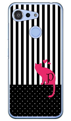 Cf LTD キャット イニシャル P （クリア） Android One S6 Y!mobile Coverfull ハードケース android one s6 ケース android one s6 カバー アンドロイドワンs6 ケース アンドロイドワンs6 カバー androidones6 ケース androidones6 カバー 送料無料