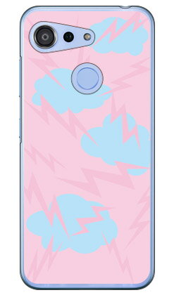 エレクトロクラウド ピンク （クリア） Android One S6 Y!mobile SECOND SKIN ハードケース android one s6 ケース android one s6 カバー アンドロイドワンs6 ケース アンドロイドワンs6 カバー androidones6 ケース androidones6 カバー 送料無料