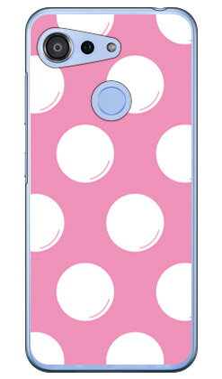 ドットフライ ピンク×ホワイト （クリア） Android One S6 Y!mobile SECOND SKIN ハードケース android one s6 ケース android one s6 カバー アンドロイドワンs6 ケース アンドロイドワンs6 カバー androidones6 ケース androidones6 カバー 送料無料