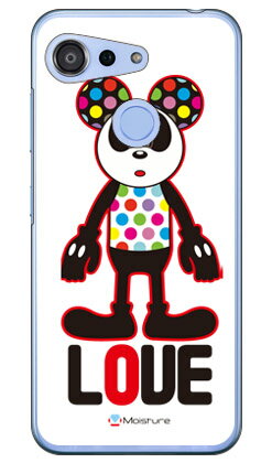 Love Panda （クリア） design by Moisture Android One S6 Y!mobile SECOND SKIN ハードケース android one s6 ケース android one s6 カバー アンドロイドワンs6 ケース アンドロイドワンs6 カバー androidones6 ケース androidones6 カバー 送料無料