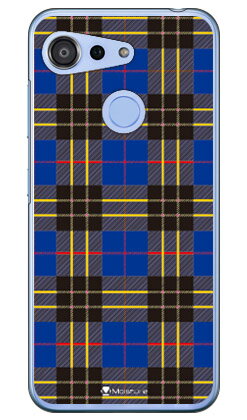 Tartan check ブルー （クリア） design by Moisture Android One S6 Y!mobile SECOND SKIN android one s6 ケース android one s6 カバー アンドロイドワンs6 ケース アンドロイドワンs6 カバー androidones6 ケース androidones6 カバー 送料無料