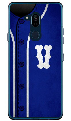 Cf LTD ベースボール イニシャル ブルー V （クリア） Android One X5 Y!mobile Coverfull android one x5 ケース android one x5 カバー アンドロイドワンx5ケース アンドロイドワンx5カバー x5ケース x5カバー yモバイル スマホケース 送料無料