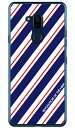 ROTM Stripe ネイビー (クリア) design by ROTM Android One X5 Y!mobile SECOND SKIN android one x5 ケース android one x5 カバー アンドロイドワンx5ケース アンドロイドワンx5カバー x5ケース x5カバー yモバイル スマホケース 送料無料(2)