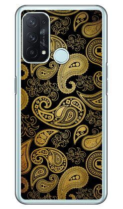 Cf LTD ブラック×ゴールドコレクションシリーズ ペイズリー (クリア) OPPO Reno5 A A101OP・CPH2199 Y!mobile・MVNOスマホ(SIMフリー端末) Coverfulloppo reno5 a oppo reno5 a ケース oppo reno5 a oppo reno5 a カバー reno5 a ケース reno5 a カバー 送料無料