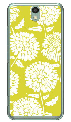 Cf LTD シックフラワー イエロー （クリア） Android One S1 Y mobile Coverfull ハードケース android one s1 ケース android one s1 カバー アンドロイドワンs1 ケース アンドロイドワンs1 カバー androidones1 ケース androidones1 カバー 送料無料