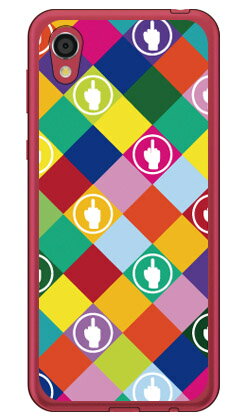 F rhombuses マルチ （ソフトTPUクリア） design by ROTM Android One S5 Y!mobile SECOND SKIN android one s5 ケース android one s5 カバー アンドロイドワンs5 ケース アンドロイドワンs5 カバー androidones5 ケース androidones5 カバー 送料無料