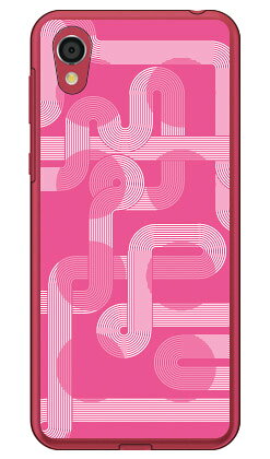 乐天商城 - ラインカーブ ピンク （クリア） Android One S5 Y!mobile Coverfull ハードケース android one s5 ケース android one s5 カバー アンドロイドワンs5 ケース アンドロイドワンs5 カバー androidones5 ケース androidones5 カバー 送料無料