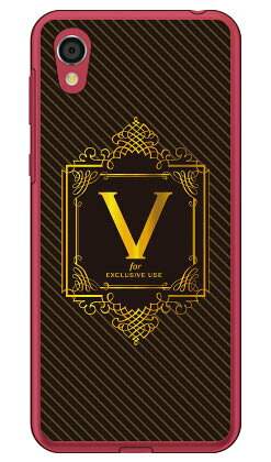 Rakuten - Cf LTD ラグジュアリーイニシャル V ゴールドイエロー （クリア） Android One S5 Y!mobile Coverfull android one s5 ケース android one s5 カバー アンドロイドワンs5 ケース アンドロイドワンs5 カバー androidones5 ケース androidones5 送料無料