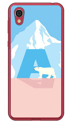 Cf LTD シロクマ イニシャル A （クリア） Android One S5 Y!mobile Coverfull ハードケース android one s5 ケース android one s5 カバー アンドロイドワンs5 ケース アンドロイドワンs5 カバー androidones5 ケース androidones5 カバー 送料無料