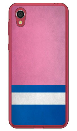 Cf LTD ダービーコレクション 競馬 騎手 勝負服 47 桃・青袖・白一本輪 (クリア) Android One S5 Y!mobile Coverfull android one s5 ケース android one s5 カバー アンドロイドワンs5 ケース アンドロイドワンs5 カバー androidones5 送料無料