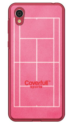樂天商城 - テニスコート ピンク（クリア） Android One S5 Y!mobile Coverfull ハードケース android one s5 ケース android one s5 カバー アンドロイドワンs5 ケース アンドロイドワンs5 カバー androidones5 ケース androidones5 カバー 送料無料
