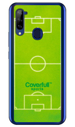サッカーコート グリーン(クリア) Libero 5G A003ZT Y!mobile Coverfull 平面 受注生産 スマホケース ハードケース libe...