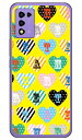 カラフルハート イエロー (ハードケース) Libero 5G III A202ZT Coverfull libero 5g iii ケース libero 5g iii フィルム libero 5g iii 本体 保護 libero 5g iii カバー libero 5g iii a202zt libero 5g iii zte ケース libero 5g iii スマホケース 送料無料★(2)