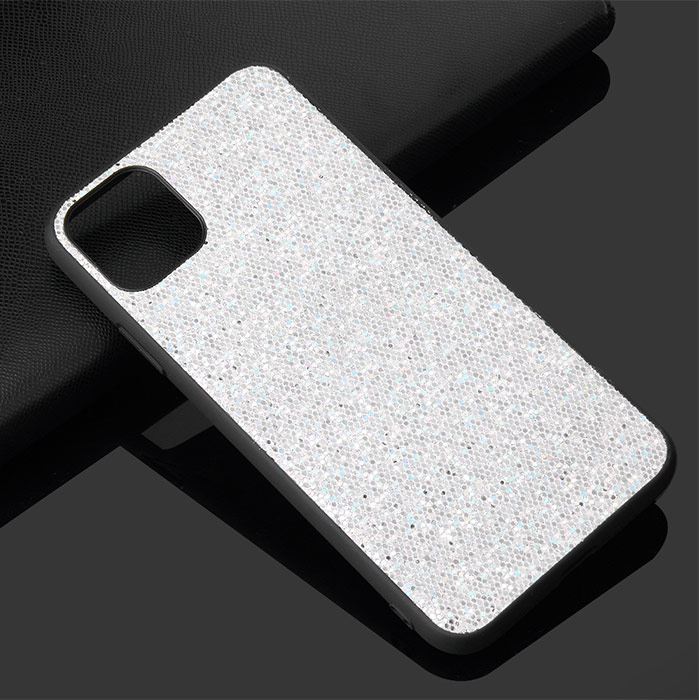 幾何学模様 キラキラ ホログラム 背面ケース アイフォン11 ケース 薄型 iPhone11 軽量 可愛い ストラップ穴付 お洒落 デザインカバー アイフォンケース シンプル