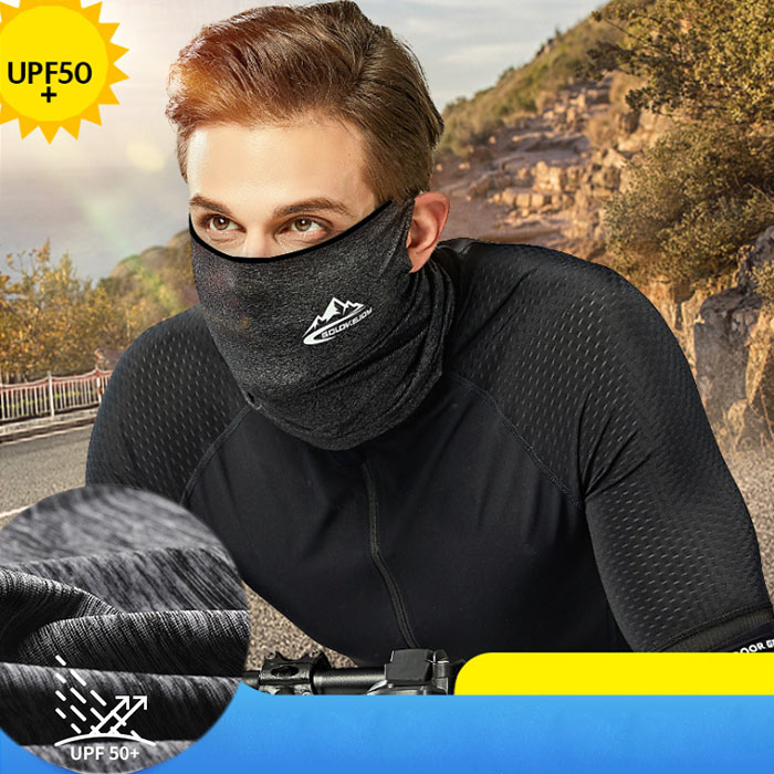 マスク 接触冷感 メンズ フェイスカバー アウトドア ウォーキング 夏 耳掛けタイプ UV 日焼け防止 ネックカバー 紫外線対策 ネックガード ジョギング 自転車 サイクリング 日よけ