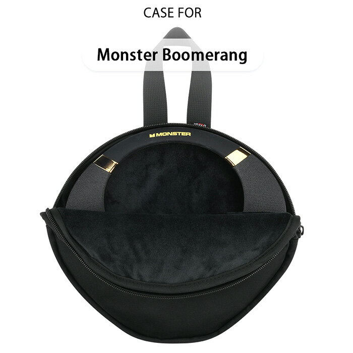 キャリングケース Monster Boomerang Petite 収納 ケース ファスナー付き 保護 ポーチ バッグ ナイロン 取っ手付き 防塵 傷防止 耐衝撃 ソフト 軽量 Khanka製 ネックスピーカーケース