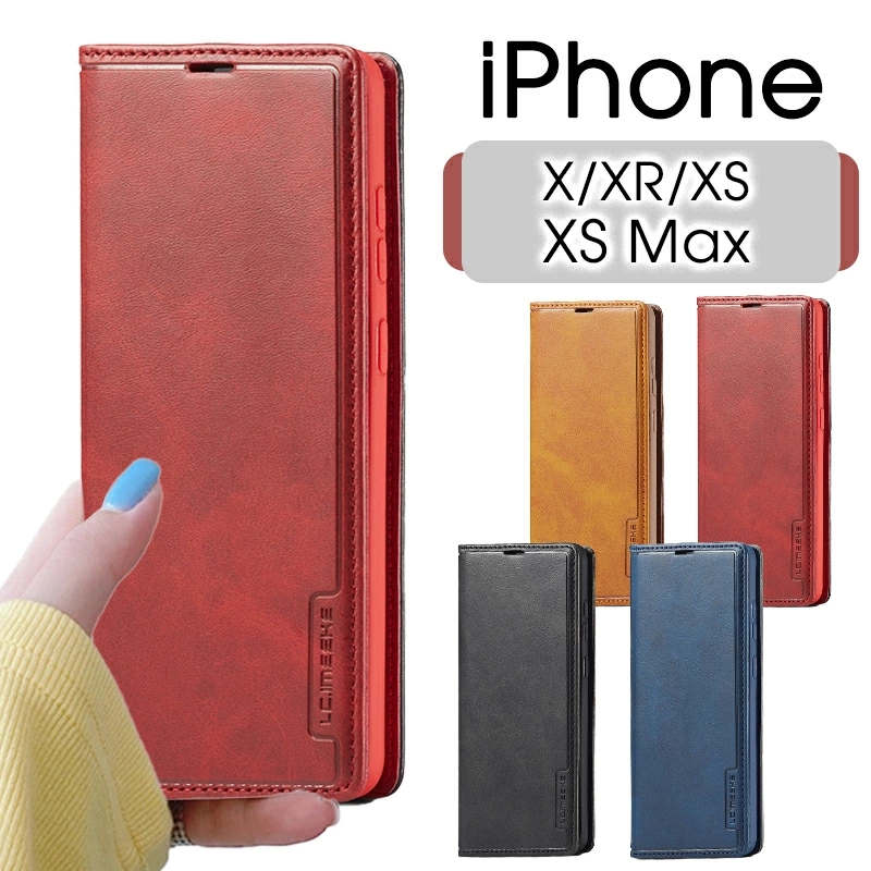 【送料無料】iPhoneXケース iPhoneXsケース 手帳型 革レザー iPhoneXRケース 手帳 ...