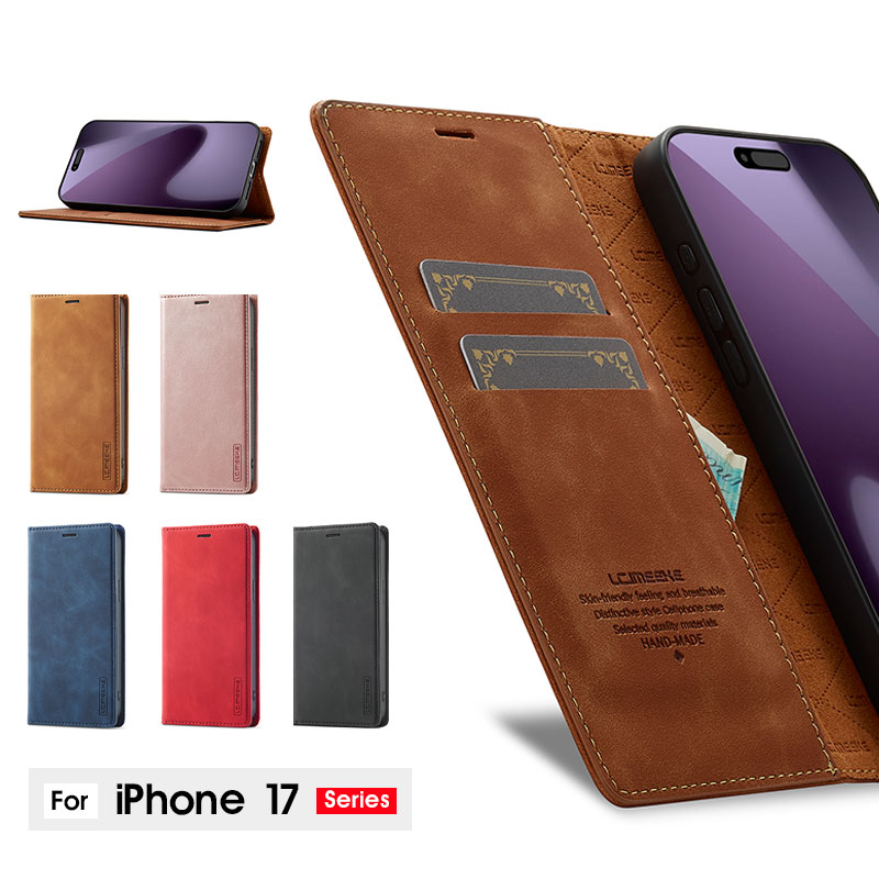 Rakuten - ≪ 合皮 手帳型 蓋ピタッケース ≫ スマホケース iPhone 17ケース 全面保護 iPhone Airケース マグネット iPhone 17 pro カバー レザーケース アイフォン17 Proケース カード入れ iPhone 17 Pro max カバー アイフォン17ケース スタンド機能 iphone 17 proケース