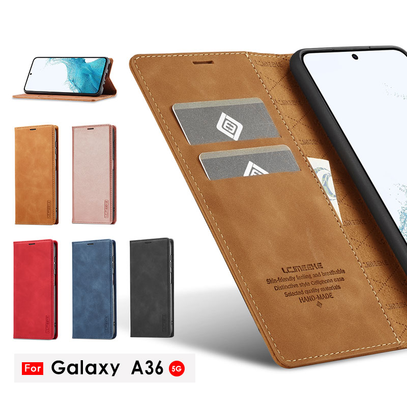 Rakuten - ≪ 合皮 手帳型 蓋ピタッケース ≫ スマホケース Galaxy A36 5G SC-54Fケース スタンド機能 galaxy a36 5gケース sc-54fカバー レザーケース ギャラクシー A36 カバー マグネット Galaxy a36 5Gケース docomo SC-54F ケース カード入れ ギャラクシーa36 5gケース