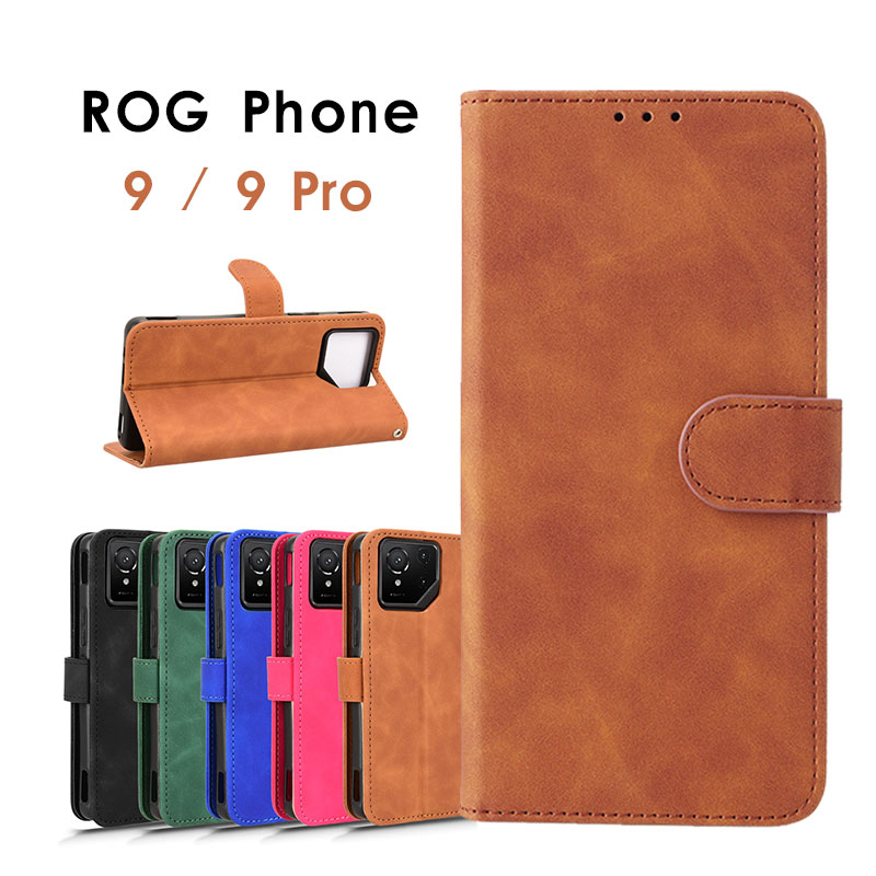スマホケース ROG Phone 9ケース 手帳型 ROG Phone 9 Proケース 二つ折り ログフォン9 ケース 耐衝撃ケース ROG Phone 9 Pro Edition カバー レザーケース rog phone 9 proケース カード収納 ログフォン9 プロケース おしゃれ rog phone 9 カバー