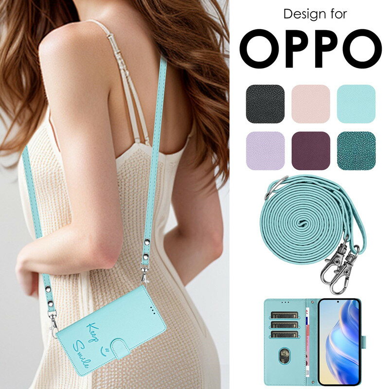Rakuten - スマホケース手帳型OPPO Reno13 A ケース ショルダーOPPO Reno11 A ケース 手帳型 Reno9 A/Reno7 Aケース かわいい Reno10 Pro 5G OPPO A3 5G ケース OPPO Find X8 ケース おしゃれ オッポ リノ 13a リノ11a リノ9a 7a スマホケース ショルダータイプ 肩掛け ストラップ 手帳