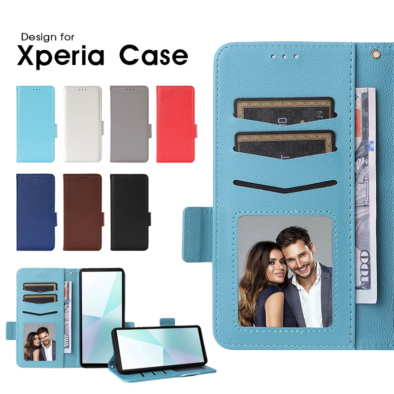 Rakuten - 【900円★大特価セール】スマホケース Xperia 1 VII ケース 手帳型Xperia 1 VI ケース 手帳型 Xperia 10 VI ケース カバー 手帳型 レザーケース 財布型 エクスペリア Xperia SO-51F SOG15 SO-51E SOG13 SO-52E SOG14 ケース カバー 手帳 カード入れ マグネット式 革 レザー