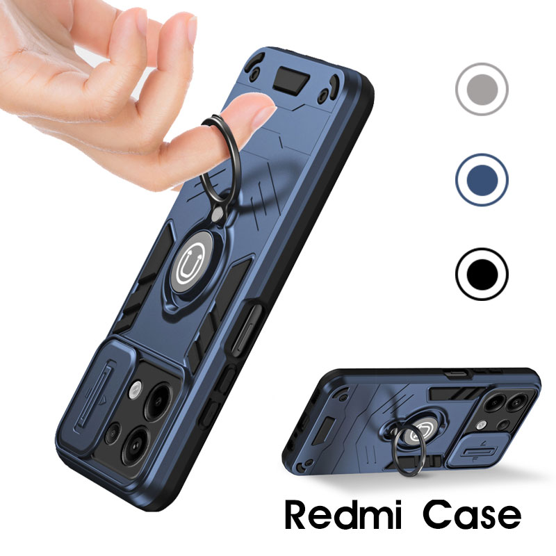 Rakuten - 【900円★大特価セール】スマホケース Redmi 12ケース Redmi Note 13 Pro 5Gケース 背面 リング付き redmi note 13 pro 5gケース リングホルダー レッドミ ノート 13プロ 5Gケース Redmi note 13 Pro 5G カバー スライド式 レンズ保護 redmi 12ケース スタンド機能