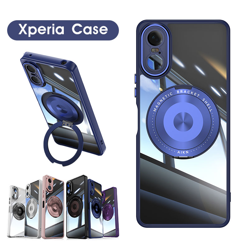Rakuten - 隠しスタンド Xperia 1 VIIケース クリア リング付き SO-51F SOG15 Xperia 1 VIケース 耐衝撃 クリア SO-51E SOG13 カバー 透明 TPU スマホケース Xperia 10 VI SO-52E SOG14カバー エクスペリア1 vii 10 vi 1 viケース 保護カバー 透明 黄変防止 レンズ保護 xperia 10 vi