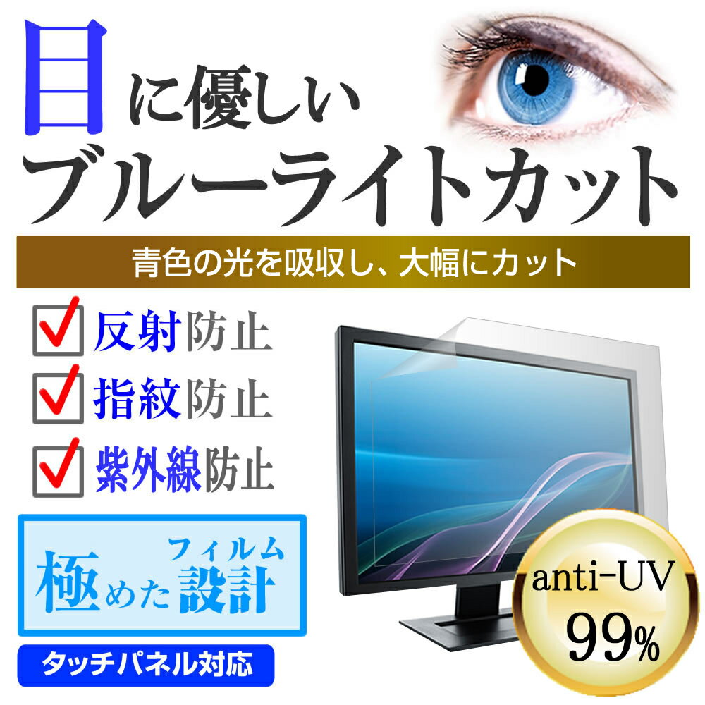 LGエレクトロニクス 25UM58-P [25インチ] 機種で使える ブルーライトカット 反射防止 指紋防止 液晶保護フィルム メール便送料無料 2