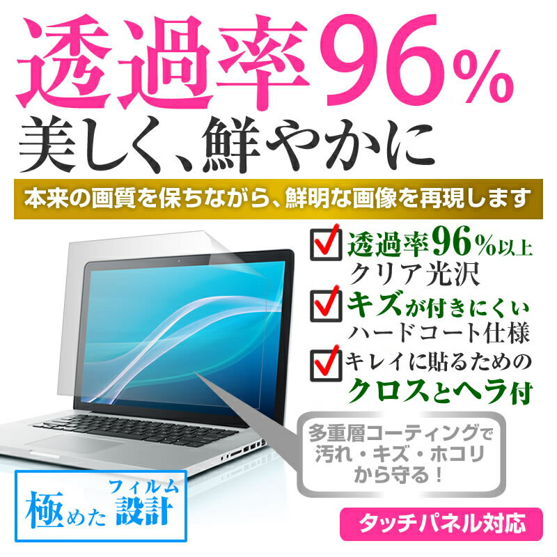 30日 ポイント5倍 NEC VersaPro タイプVF [15.6インチ] 機種で使える 透過率96％ クリア光沢 液晶保護フィルム と キーボードカバー セット 保護フィルム キーボード保護 メール便送料無料