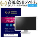 IODATA LCD-DTV221XBR 22インチ 機種で使える 強化 ガラスフィルム と 同等の 高硬度9H ブルーライトカット 光沢タイプ 改訂版 液晶保護フィルム メール便送料無料