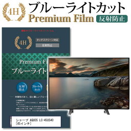 シャープ AQUOS LC-45US40 [45インチ] 機種で使える ブルーライトカット 液晶TV 保護フィルム メール便送料無料