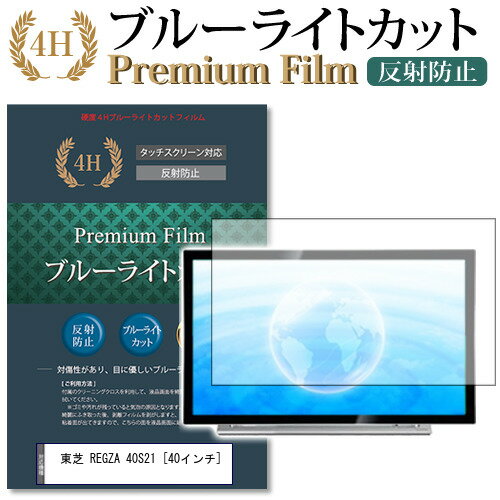 ＼20日はポイント最大5倍 ／ 東芝 REGZA 40S21 40インチ 機種で使える ブルーライトカット 液晶TV 保護フィルム メール便送料無料