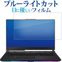 ASUS ROG Strix SCAR 17 G733PY 液晶保護 フィルム ブルーライトカット 反射防止 保護フィルム 指紋防止 メール便送料無料 jgs bgt(2)