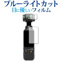 DJI Osmo Pocket 3  液晶保護 フィルム ブルーライトカット 反射防止 保護フィルム 指紋防止 メール便送料無料