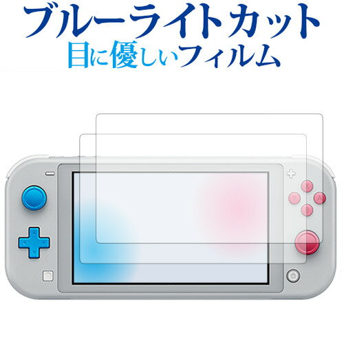 Nintendo Switch Lite ザシアン ザマゼンタ 2枚組 専用 ブルーライトカット 反射防止 液晶保護フィルム 指紋防止 液晶フィルム メール便送料無料