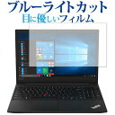 lenovo ThinkPad E595 専用 ブルーライトカット 反射防止 液晶保護フィルム 指紋防止 液晶フィルム メール便送料無料