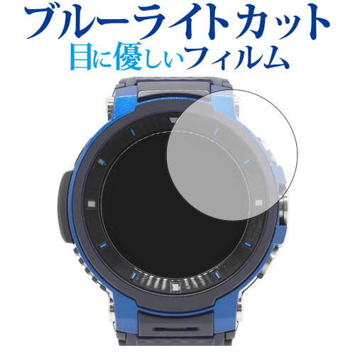 PRO TREK Smart WSD-F30 /CASIO専用 ブルーライトカット 反射防止 液晶保護フィルム 指紋防止 液晶フィルム メール便送料無料