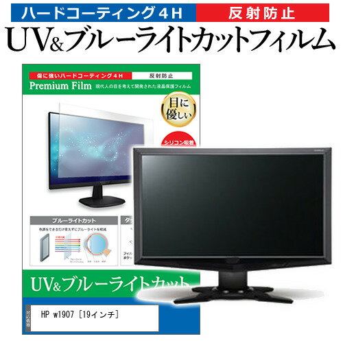 HP w1907 19インチ 機種で使える ブルーライトカット 反射防止 指紋防止 液晶保護フィルム メール便送料無料