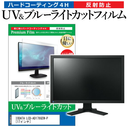 IODATA LCD-AD178GEW-P [17インチ] 機種で使える ブルーライトカット 反射防止 指紋防止 液晶保護フィルム メール便送料無料