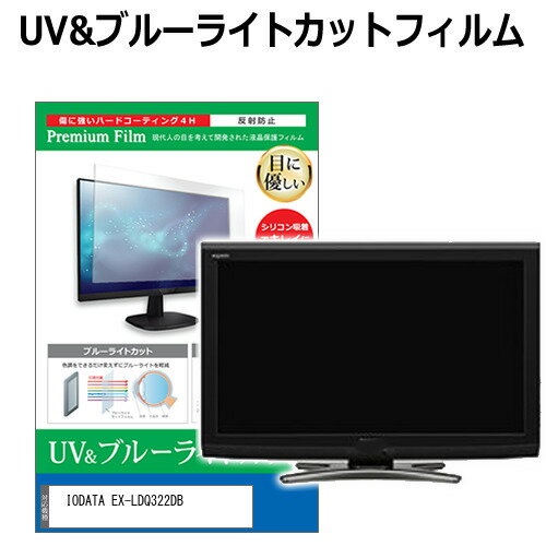 IODATA EX-LDQ322DB  機種で使える ブルーライトカット 反射防止 指紋防止 液晶保護フィルム メール便送料無料