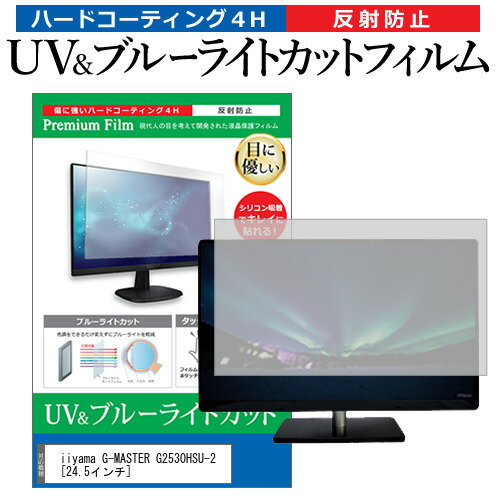 ＼毎月1日はP5倍／ iiyama G-MASTER G2530HSU-2 [24.5インチ] 機種で使える ブルーライトカット 反射防止 指紋防止 液晶保護フィルム メール便送料無料