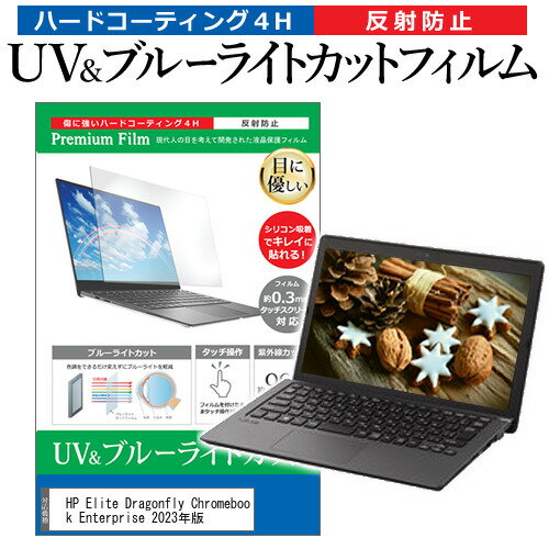 HP Elite Dragonfly Chromebook Enterprise 2023年版 [13.5インチ] 保護 フィルム カバー シート ブルーライトカット 反射防止 指紋防止 液晶保護フィルム メール便送料無料 jgs bgt 互換品